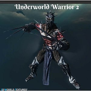 3D model underworld warrior