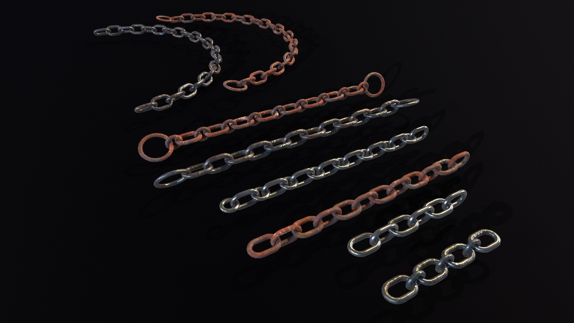 Chain Modular Set Model - TurboSquid 2121213