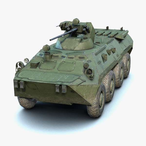 3D lod low-poly btr-80a