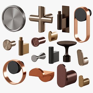 3D model Wall Hooks Viefe Set 3
