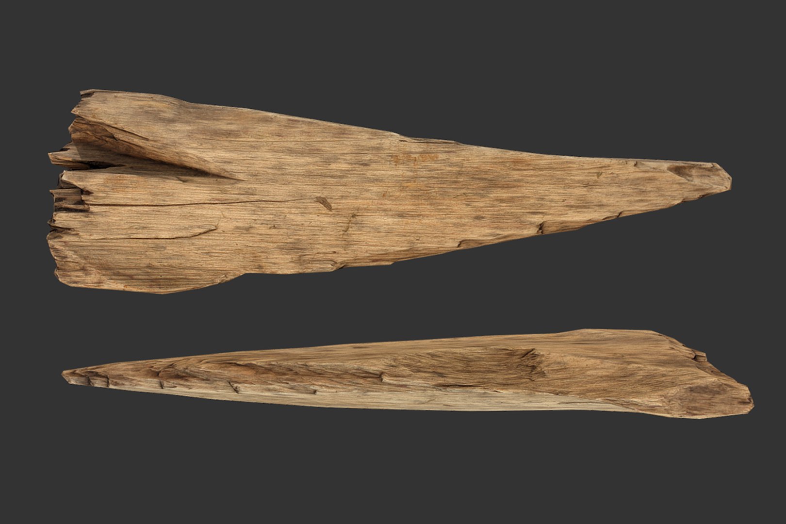 3D Broken Plank - TurboSquid 1226359