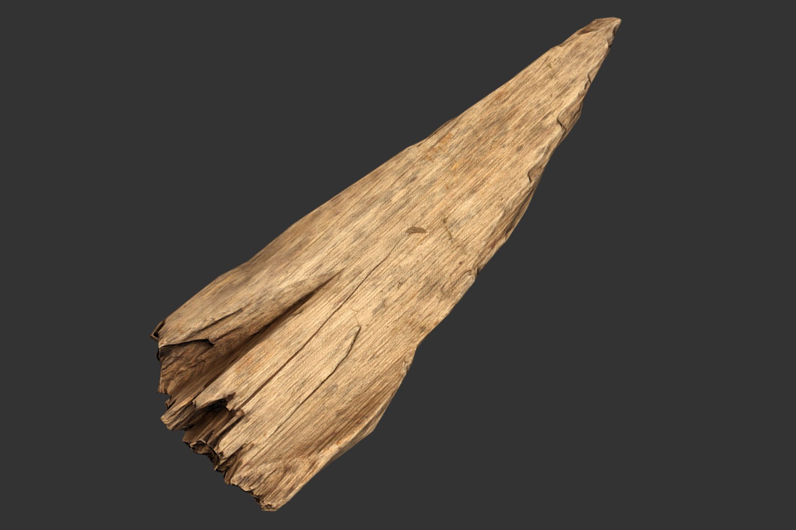 3D Broken Plank - TurboSquid 1226359