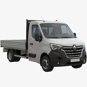 3D model Renault Master 2020 Flatbed