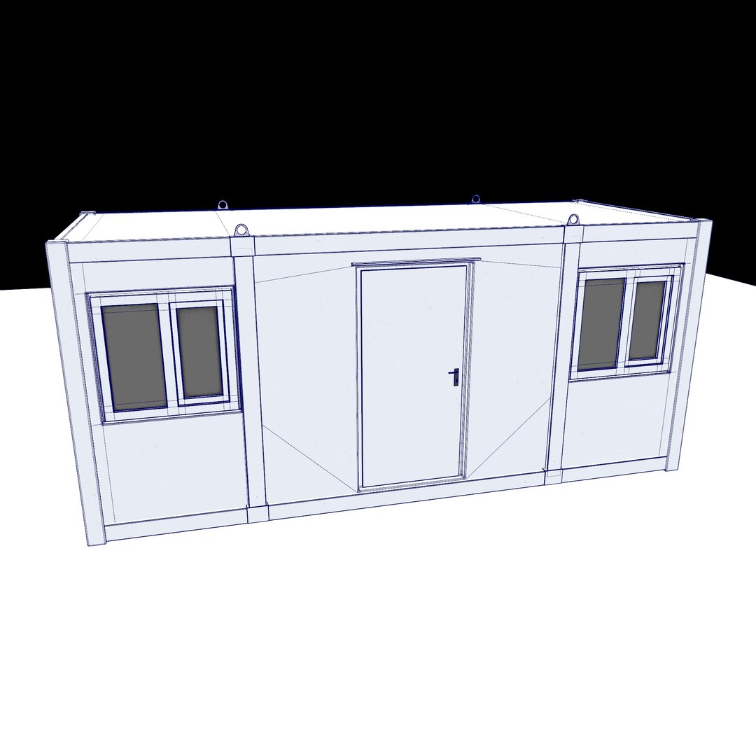 Industrial Bedroom Container 3D Model - TurboSquid 2116609