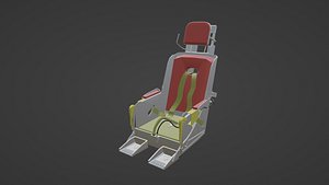 3D model f-86 ejection seat