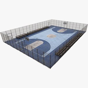 Basketball court 3D model