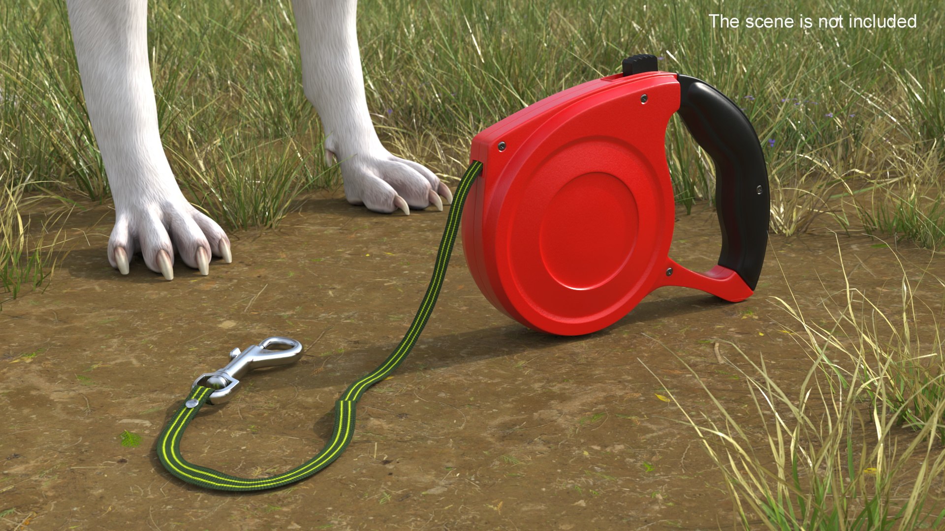 Retractable Dog Leash Red 3D Model - TurboSquid 2384629