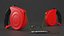Retractable Dog Leash Red
