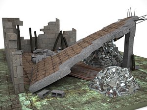 ruin house model