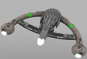 3d model of arcturian cruiser battlecruiser