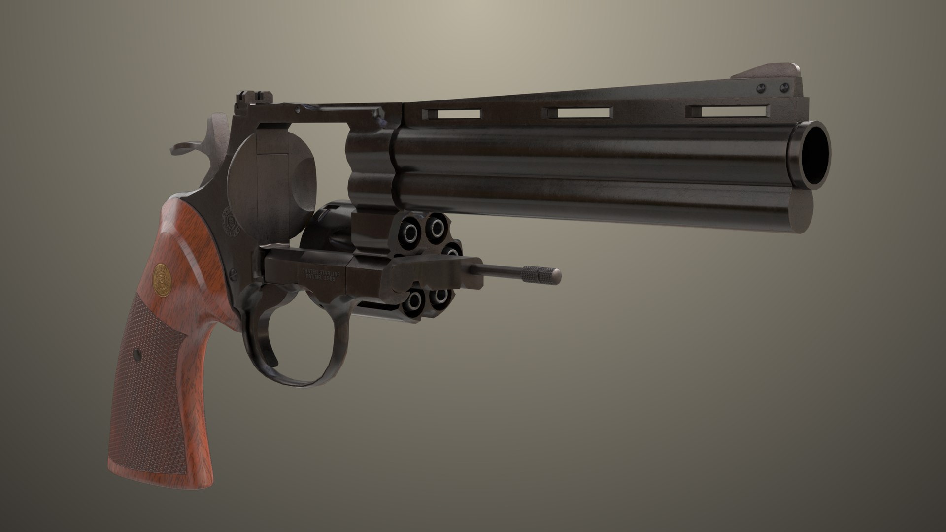 3D Revolver 05 Black Colt Python All PBR Unity UE Textures https://p.turbosquid.com/ts-thumb/I7/UdFQHi/7x/revolver05_black_00032/jpg/1705033172/1920x1080/fit_q87/9e2e809b27cf3405135df0c42971685c9e1813cf/revolver05_black_00032.jpg