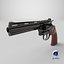 Revolver 05 Black Colt Python All PBR Unity UE Textures