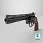Revolver 05 Black Colt Python All PBR Unity UE Textures