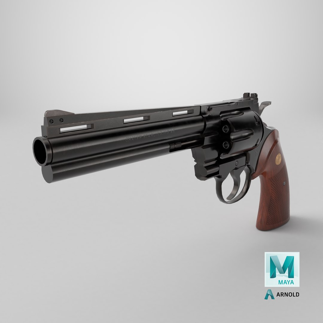 3D Revolver 05 Black Colt Python All PBR Unity UE Textures https://p.turbosquid.com/ts-thumb/I7/UdFQHi/TV/stemcell_maya_arnold_render/png/1742290178/1920x1080/fit_q87/ad8d7b357a201fd6c0e2b8507105b80787402957/stemcell_maya_arnold_render.jpg