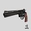 Revolver 05 Black Colt Python All PBR Unity UE Textures