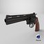 Revolver 05 Black Colt Python All PBR Unity UE Textures