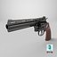 Revolver 05 Black Colt Python All PBR Unity UE Textures
