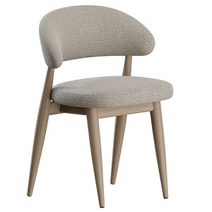 3D model Velvet Chair by Potocco