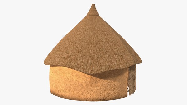 3D african clay house africa - TurboSquid 1636629