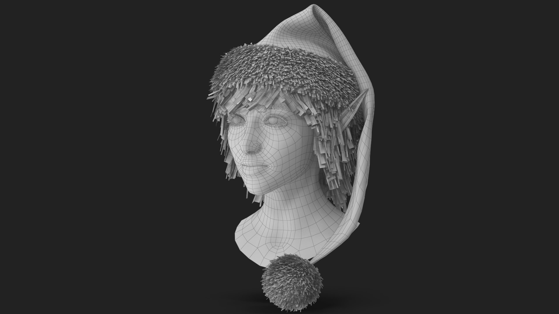 3D Christmas Elf Female Head 5 https://p.turbosquid.com/ts-thumb/I7/ZfmkDM/aS/wireframe_03/jpg/1761287323/1920x1080/fit_q87/a9131a18f0f57b5375bc22e8fa3407f7aa064554/wireframe_03.jpg