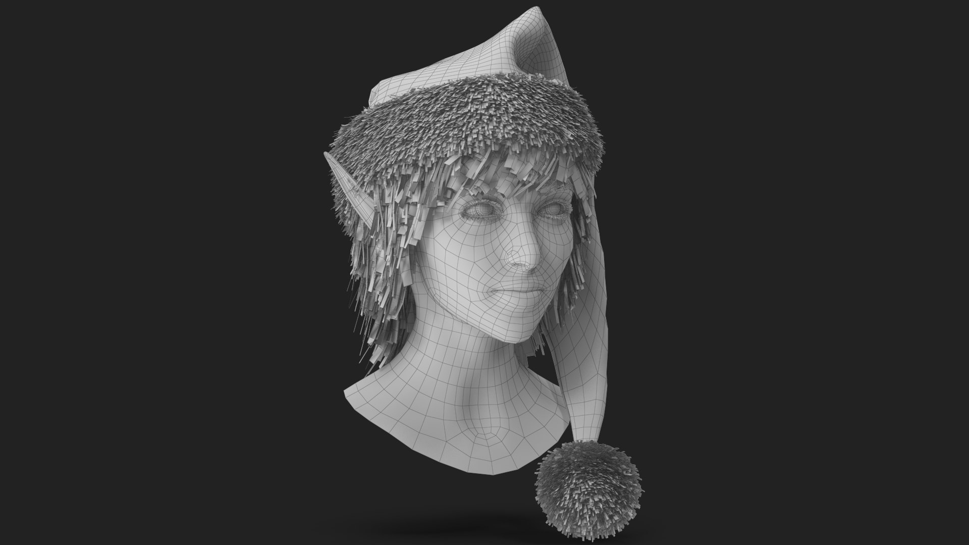 3D Christmas Elf Female Head 5 https://p.turbosquid.com/ts-thumb/I7/ZfmkDM/fr/wireframe_02/jpg/1761287322/1920x1080/fit_q87/2140e8b9566c306b5a04386a327480209bdc889c/wireframe_02.jpg