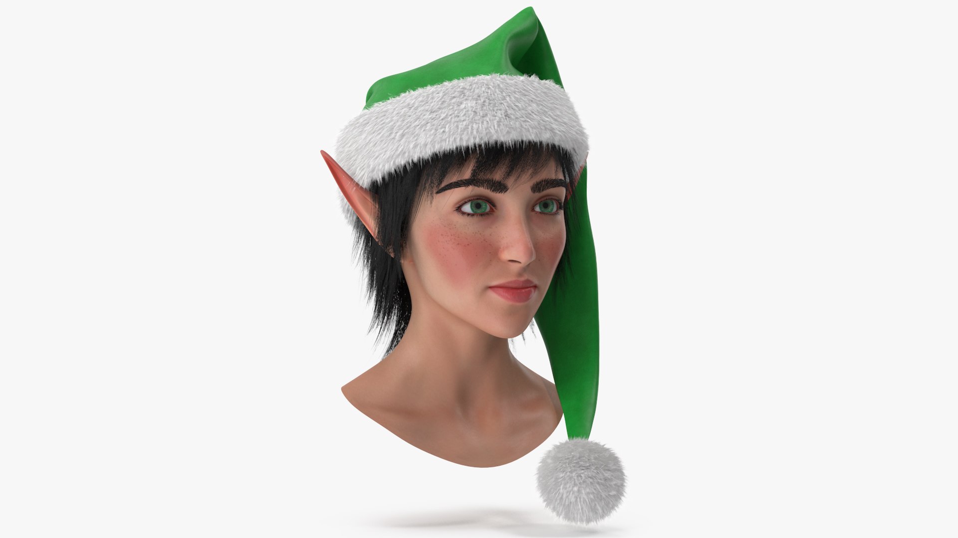 3D Christmas Elf Female Head 5 https://p.turbosquid.com/ts-thumb/I7/ZfmkDM/xk/angles_01/jpg/1761287309/1920x1080/fit_q87/95a46dac35dbcb6a0b0709b829d1b957ea44d504/angles_01.jpg