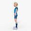 Cartoon Football players 3D model