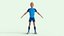 Cartoon Football players 3D model