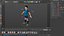 Cartoon Football players 3D model