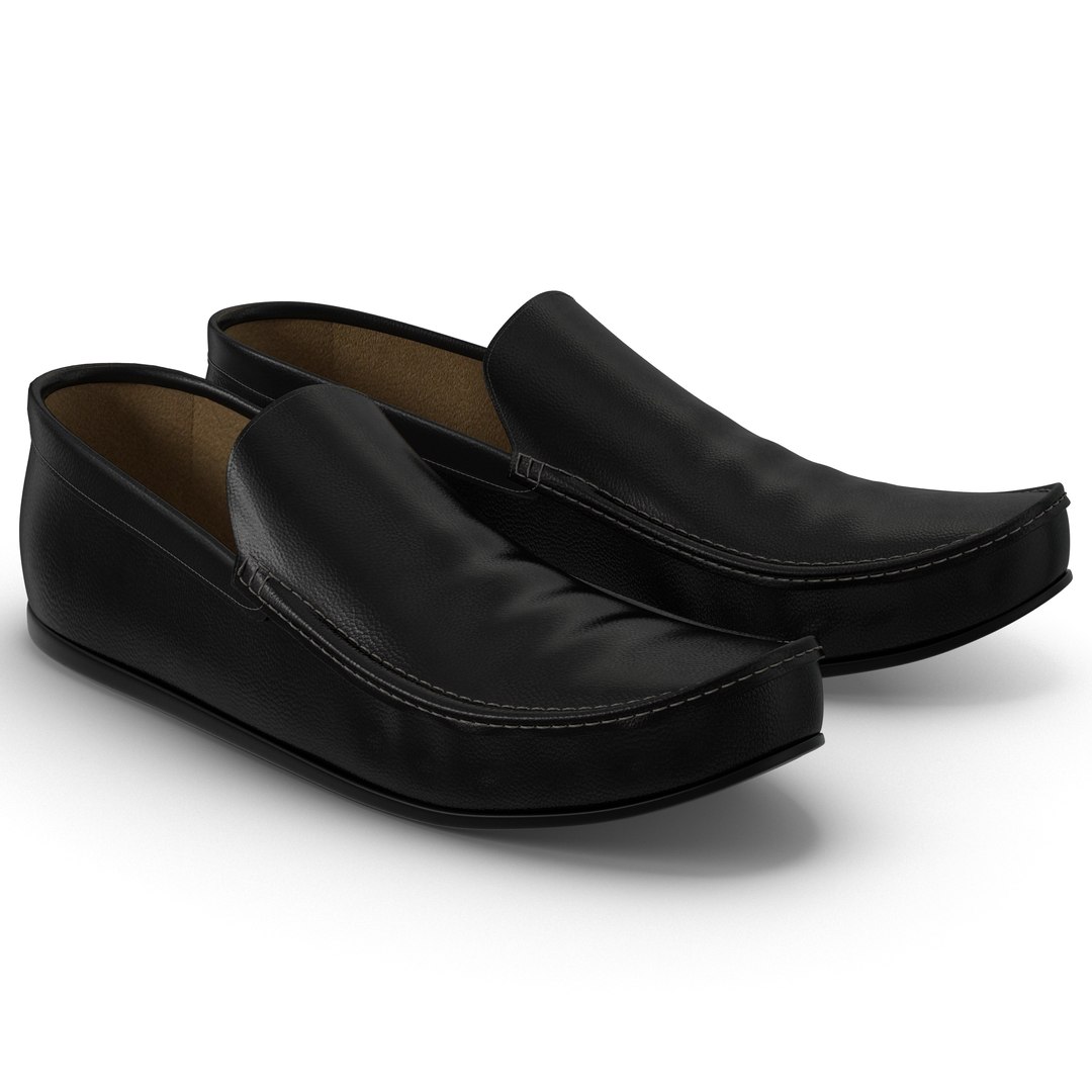 Man Shoes 8 3D Model 3D model preview
