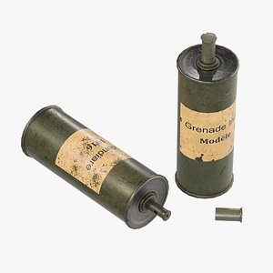 French Incendiary grenade  m1916 3D