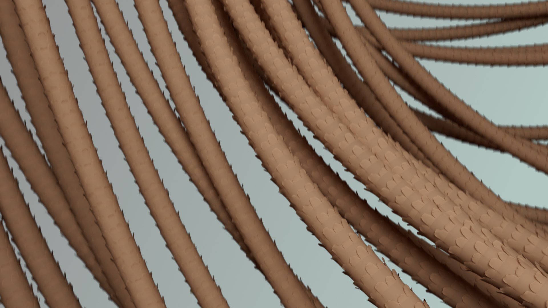 3D 3D MODEL HAIR CLOSE UP FULL RIG - TurboSquid 2138843