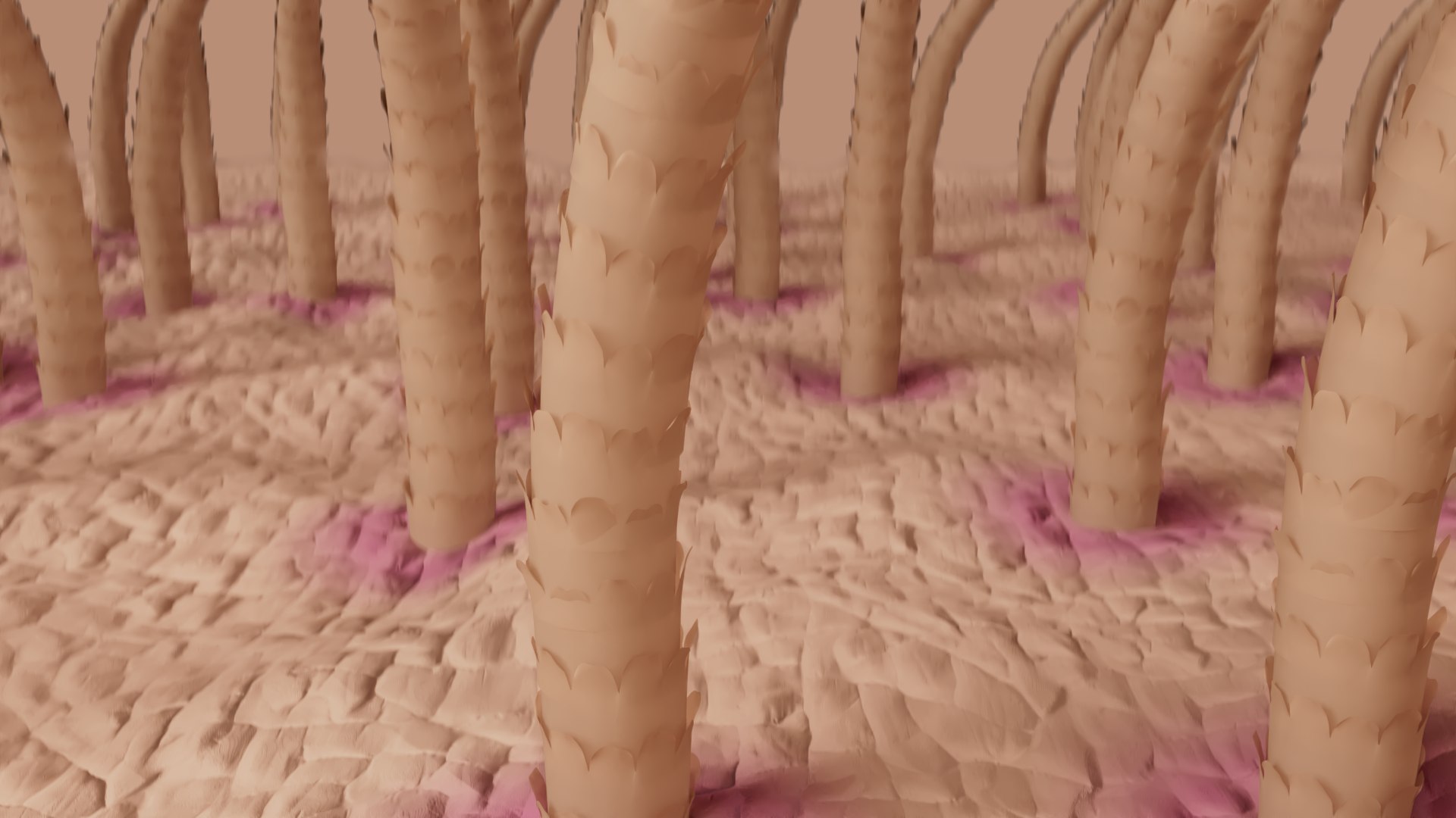 3D 3D MODEL HAIR CLOSE UP FULL RIG - TurboSquid 2138843