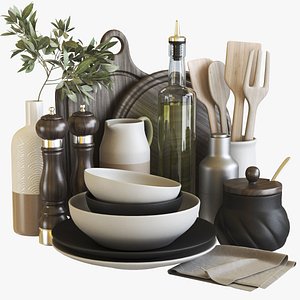 Kitchen decorative set