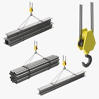 Crane Hook Lifting Industrial Materials