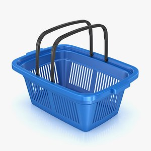 plastic shopping basket 3d max