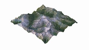 Austrian mountains - Hochalmspitze area map
