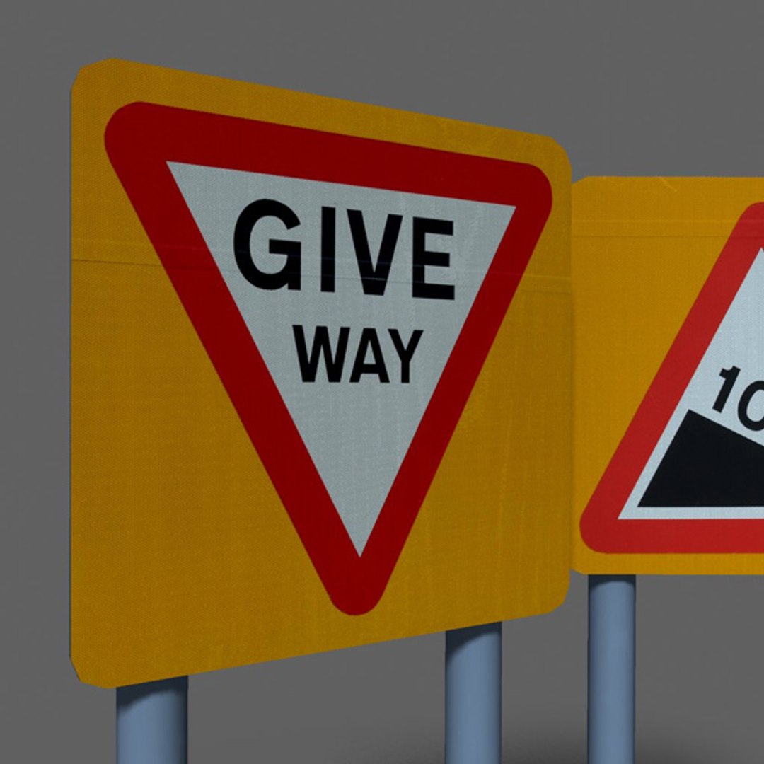 3d Road Sign Coz090824100