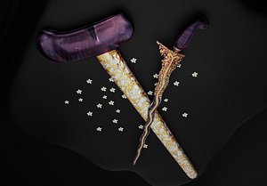 3D Traditional Keris weapon model