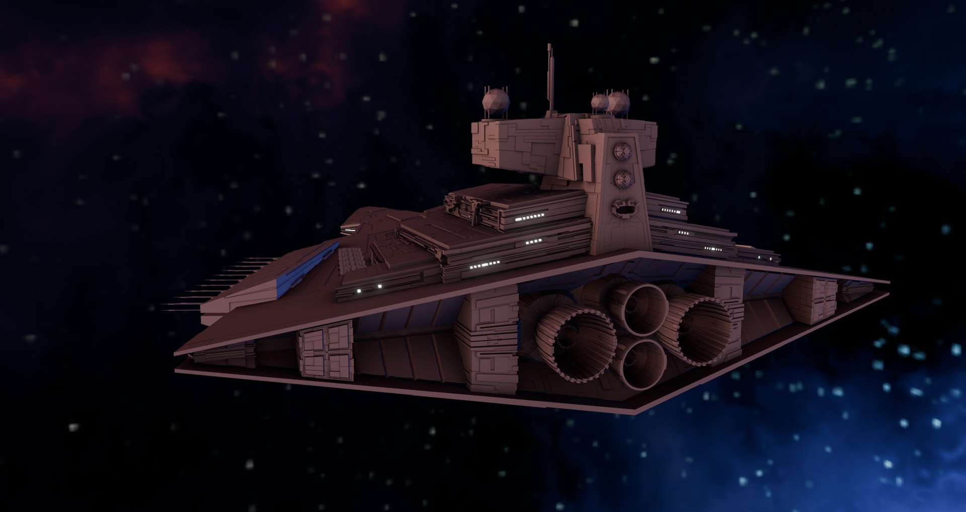 Free 3D Victory Class I Star Destroyer Model - TurboSquid 2165349