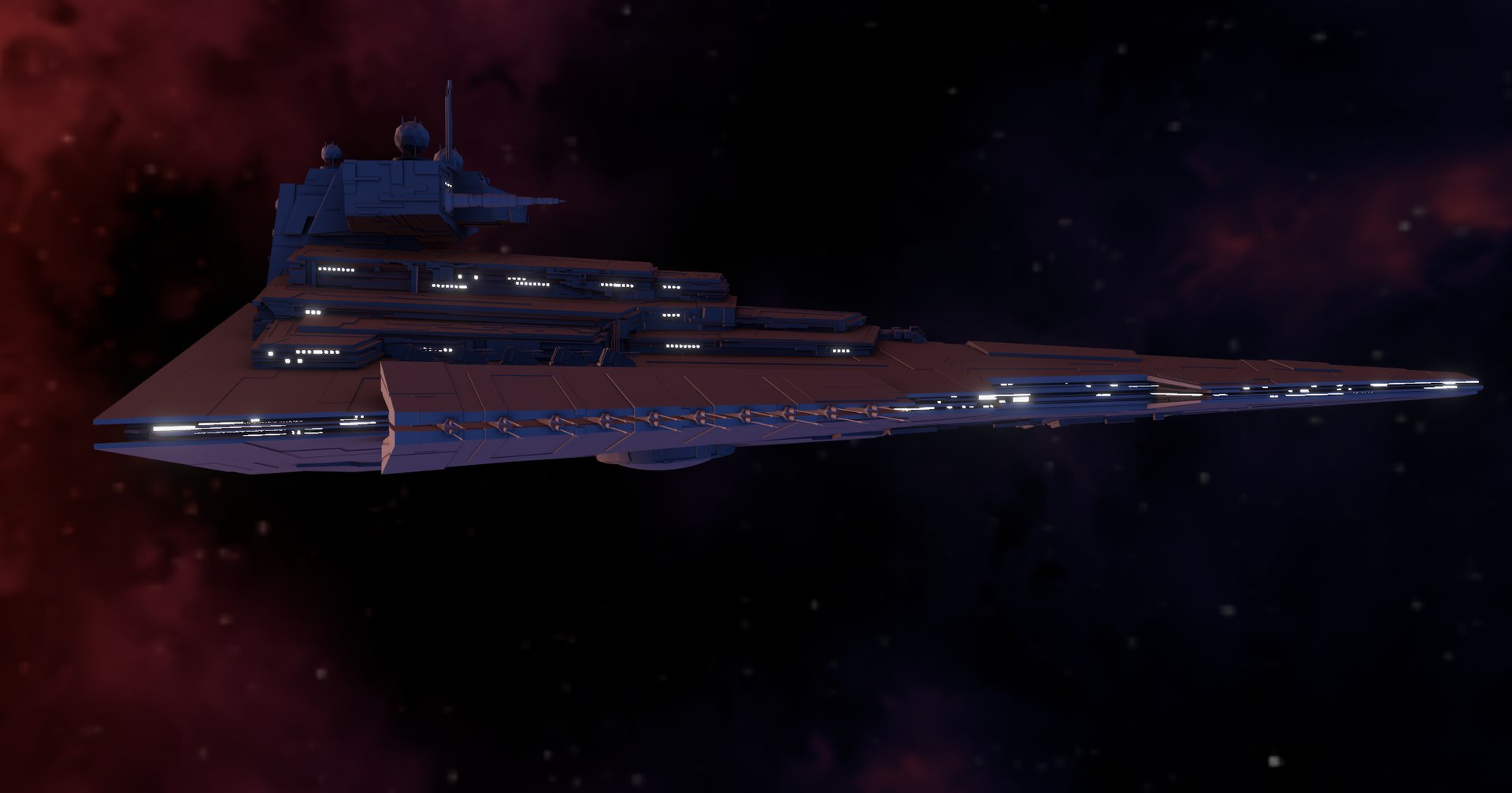 Free 3D Victory Class I Star Destroyer Model - TurboSquid 2165349