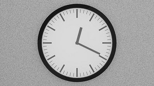 3D Clock Geo Nodes