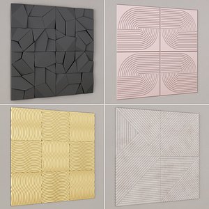 3D model Decorative wall panels