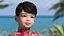 Collezione di bambini asiatici truccati 3
