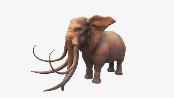 3D elephant mammoth creature 3d model model