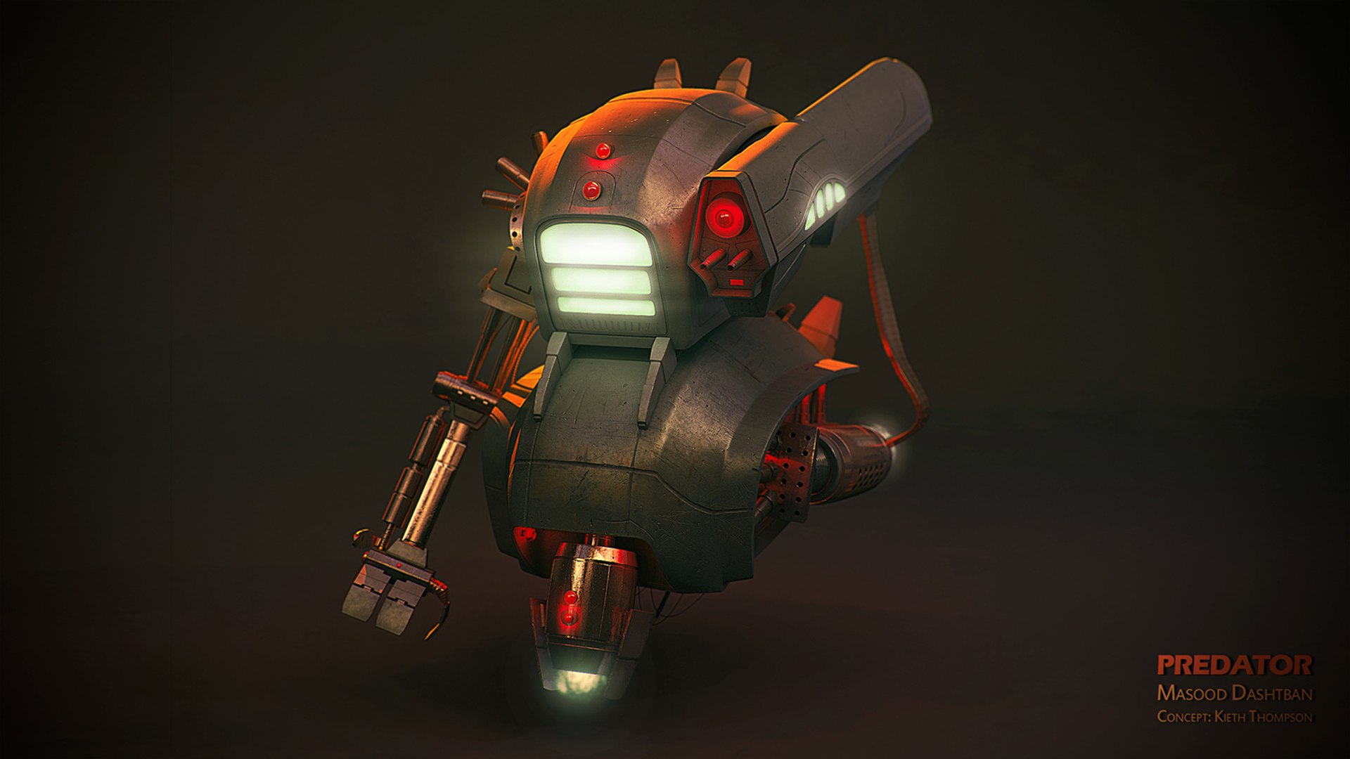 3d Sci Fi Robot Character