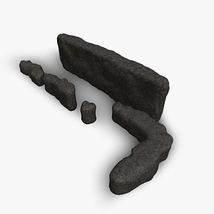 Cave Walls 4 - Base 3D model