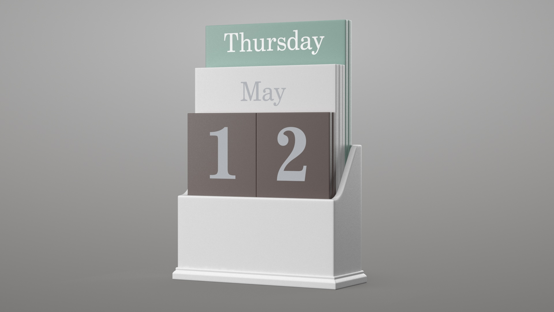 Calendar 010v PBR 3D TurboSquid 2196266