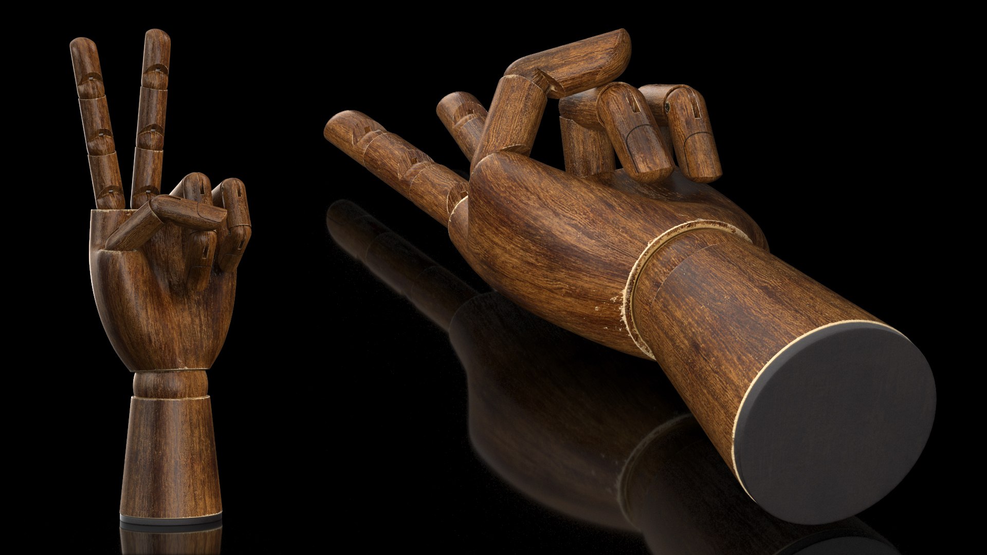Dark Wood Mannequin Hand Peace Pose 3D model https://p.turbosquid.com/ts-thumb/I8/RDcYV9/Lh/darkwoodmannequinhandpeacepose3dmodel007/jpg/1669205964/1920x1080/fit_q87/7281846336844b5ed6263791f1a9d3d124c35574/darkwoodmannequinhandpeacepose3dmodel007.jpg