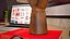 Dunkel Holz Mannequin Hand Peace Pose